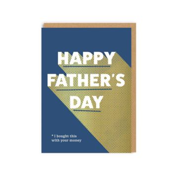 Happy Father’s Day Typographic Card